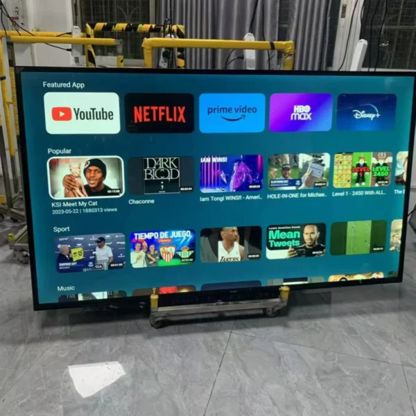 Televisor Inteligente LED de 75 Pulgadas, Android TV OEM, Ultra HD